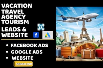 generate travel agency vacation holiday leads visa processing website with yatra