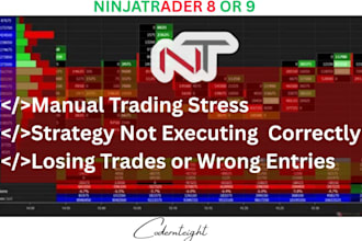build or fix a profitable ninjatrader 8 forex trading bot or strategy