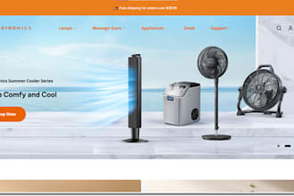 build fan shopify store fan website air condition fan shopify store dropshipping