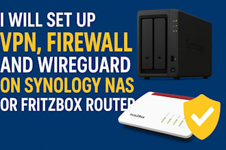 set up openvpn, wireguard, and firewall on your synology nas or fritzbox router