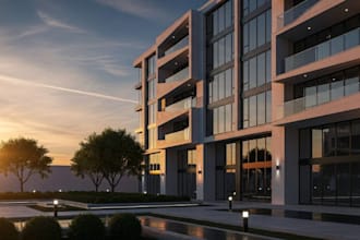 do 3d architectural renders and visualizations