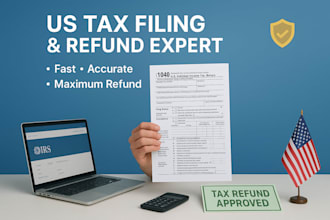 handle your US tax filing with tax return and income tax preparation