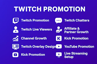 twitch promotion, twitch channel, twitch affiliate, channel promotion