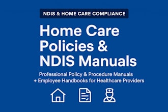 write home care policy and procedures manual ndis employee handbook health