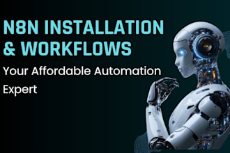 install n8n on your domain and build custom automation workflows