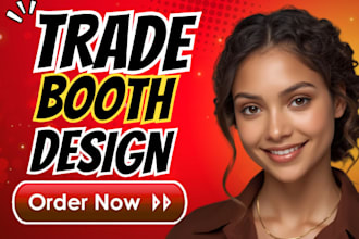 design trade show banner, expo backdrop, popup display booth