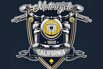 design classic harley davidson motorcycle club logo
