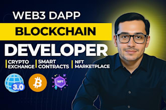 be blockchain developer for presale dex launchpad pump fun web3 dapp on solana