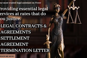 draft termination notices letters, settlement agreements, legal exit checklists