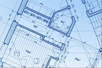 redraw 2d house plan floor plans building permit drawings blueprint