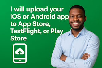 upload your ios or android app to appstore testflight or play store and applesto