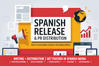 do spanish press release and PR distribution for media reach