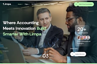 design wix consultant financial website credit repair credit score loan website