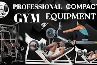 design gym flyer, fitness flyer and sports flyer poster