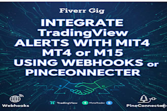integrate tradingview alerts with mt4 or mt5 using webhooks or pineconnector