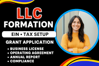 do us llc formation llc registration ein tax grant application