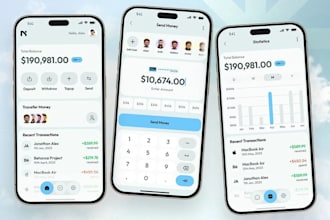 build a modern fintech, lending, or cash transfer mobile app