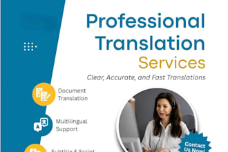 translate academic research or article translation