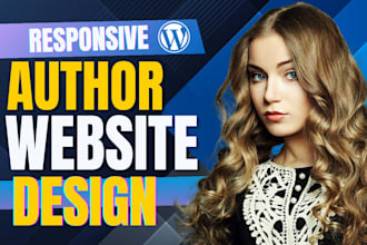 build a wordpress author website book landing page and personal brand website