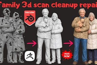 edit modify fix repair 3d model in blender mesh cleanup stl file for 3d printing