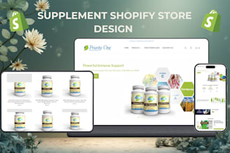 build supplement shopify store supplement website private label supplement store