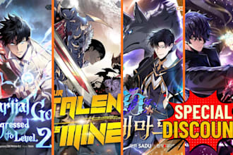 do anime webtoon manga cover art design, comic graphic novel book cover nsfw sfw