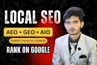 optimize monthly on page aeo GEO website SEO local and off page backlinks