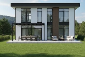 design modern house floor plans and realistic 3d exteriors