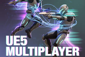 build multiple unreal engine 5 game with advance blueprint and UI