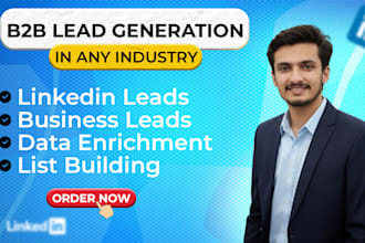 business to business lead generation linkedin leads and email list building