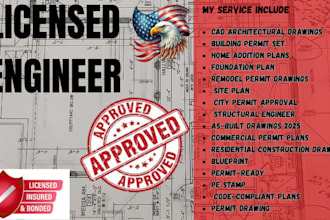 licensed engineer structural and architectural engineer foundation plan pe stamp