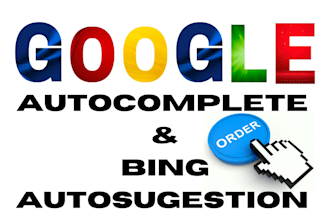 do website ranking with google autocomplete keyword research bing autosuggestion