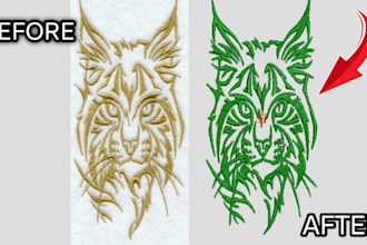 do embroidery digitizing into dst, pes,emb,jef, all file formats