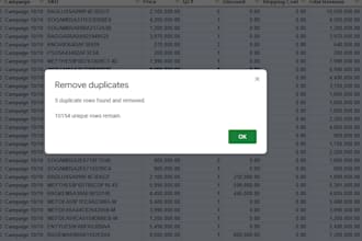 clean up and standardise your data within 24 hours