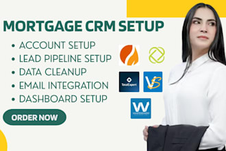 setup mortgage CRM using vanillasoft whiteboard surefire jungo total expert
