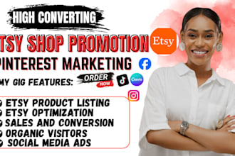 do etsy shop promotion with etsy seo listing to increase etsy sales and traffic