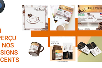 etiquette, flyer, mockup pro