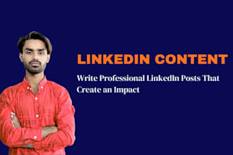 write your entire linkedin content professionally