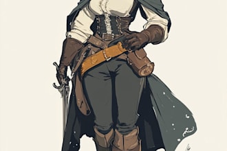 make 2d game character for game art