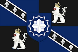 design luxury regal heraldic, family crest or coat of arms logo