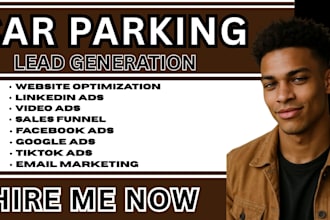 exclusive 1000 car parking leads, car detailing leads, car parking google ads