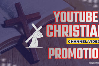 do christian youtube video and channel promotion