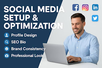 setup your social media account social media optimization social media audit
