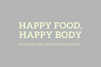 be your certified nutritionist and meal plan consultant