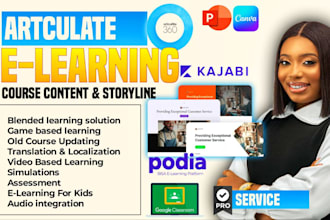 create an interactive and engaging courses in articulate 360 storyline, content