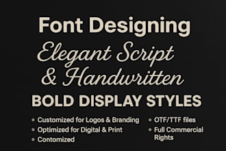 create custom font and otf ttf files for your project