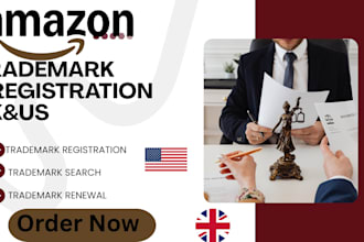 trademark registration USA, UK and amazon brand registry
