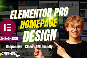 create a high converting wordpress elementor pro homepage design