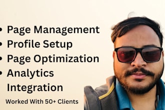 optimize facebook instagram page with pixel setup, banner logo