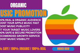 do email marketing campaign to promote apple music promotion